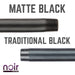1/2 in. x 14 in. Prefinished Matte Black Pipe - Sweatfully