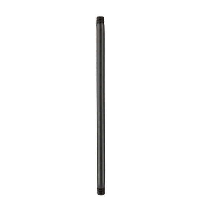 1/2 in. x 18 in. Prefinished Matte Black Pipe - Sweatfully