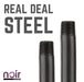 1/2 in. x 30 in. Prefinished Matte Black Pipe - Sweatfully