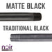 1/2 in. x 36 in. Prefinished Matte Black Pipe - Sweatfully