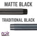 1 in. x 30 in. Prefinished Matte Black Pipe - Sweatfully