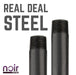 1 in. x 30 in. Prefinished Matte Black Pipe - Sweatfully