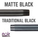 3/4 in. x 18 in. Prefinished Matte Black Pipe - Sweatfully
