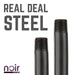 3/4 in. x 18 in. Prefinished Matte Black Pipe - Sweatfully