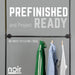 Noir Black Wall Mounted Double Hung Clothing Rack - Sweatfully