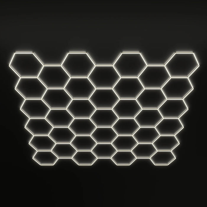 HexGlow Lighting Large 39 Hex Kit (21.32' x 19.94') - Sweatfully