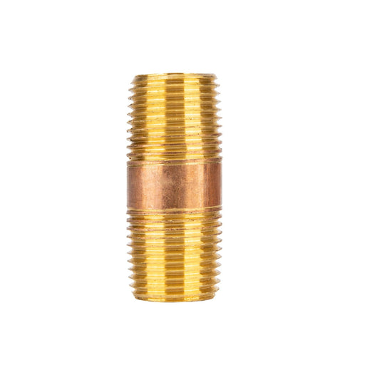 1/2 in. x 2 in. Red Brass Pipe - Sweatfully