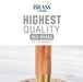 1/2 in. x 10 in. Red Brass Pipe - Sweatfully