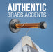3/4 in. x 12 in. Red Brass Pipe - Sweatfully