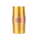 3/4 in. x 2 in. Red Brass Pipe - Sweatfully