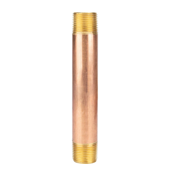 3/4 in. x 6 in. Red Brass Pipe - Sweatfully