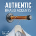 3/4 in. x 8 in. Red Brass Pipe - Sweatfully