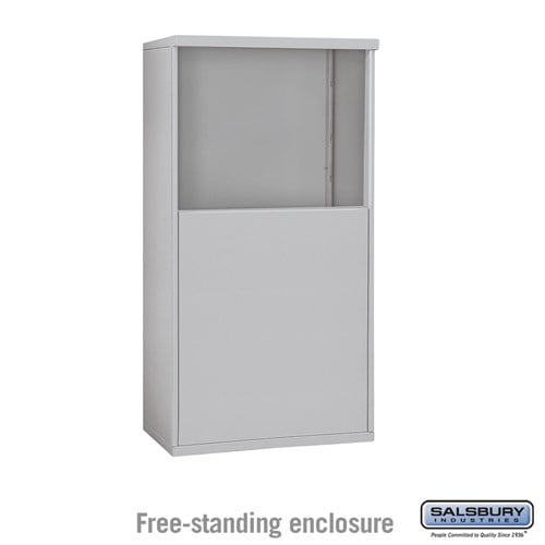 Salsbury Free-Standing Enclosure - for 3706 Double Column Unit - Aluminum - Sweatfully