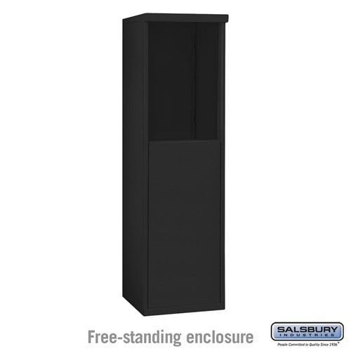 Salsbury Free-Standing Enclosure - for 3706 Single Column Unit - Black - Sweatfully