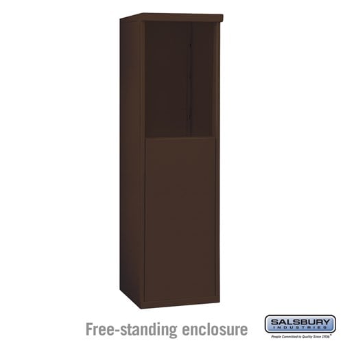 Salsbury Free-Standing Enclosure - for 3706 Single Column Unit - Bronze - Sweatfully