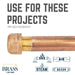 1/2 in. Red Brass Cap - Sweatfully