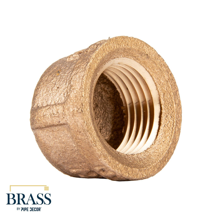 3/4 in. Red Brass Cap - Sweatfully
