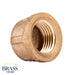 3/4 in. Red Brass Cap - Sweatfully