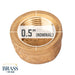 3/4 in. Red Brass Cap - Sweatfully