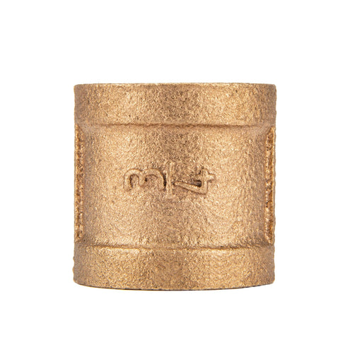 3/4 in. Red Brass Coupling - Sweatfully