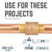 3/4 in. Red Brass Coupling - Sweatfully