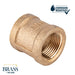 3/4 in. Red Brass Coupling - Sweatfully