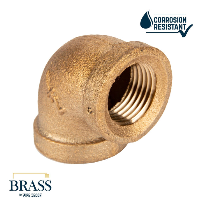 1/2 in. Red Brass 90 Degree Elbow - Sweatfully