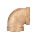 3/4 in. Red Brass 90 Degree Elbow - Sweatfully