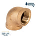 3/4 in. Red Brass 90 Degree Elbow - Sweatfully
