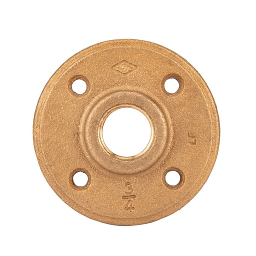 3/4 in. Red Brass Flange - Sweatfully