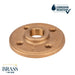 3/4 in. Red Brass Flange - Sweatfully