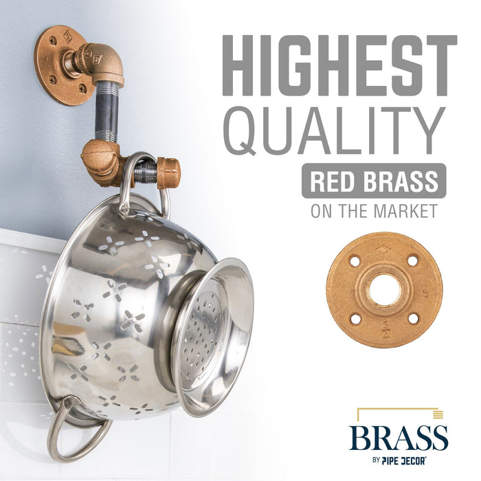 3/4 in. Red Brass Flange - Sweatfully