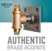 1/2 in. Red Brass Plug - Sweatfully