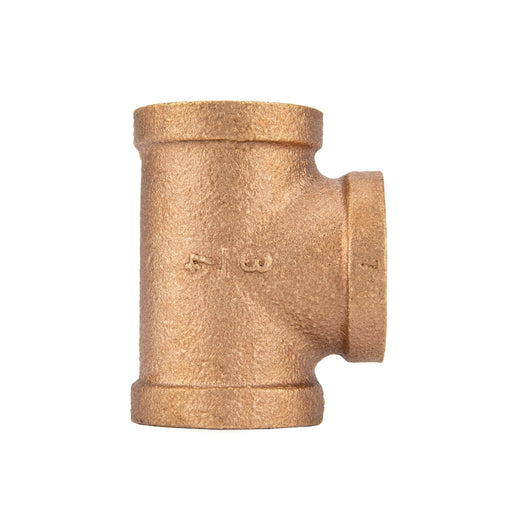 3/4 in. Red Brass Tee - Sweatfully