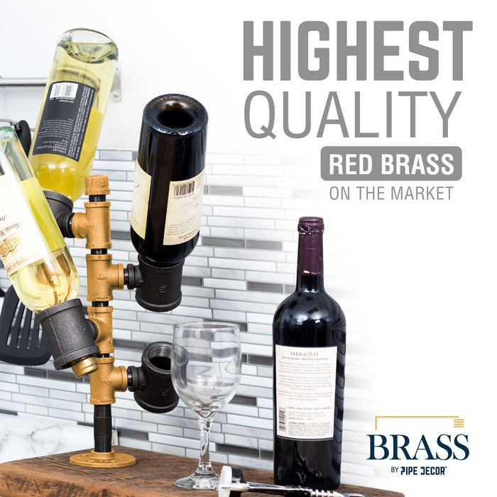 3/4 in. Red Brass Tee - Sweatfully