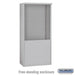 Salsbury Free-Standing Enclosure - for 3710 Double Column Unit - Aluminum - Sweatfully