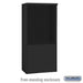 Salsbury Free-Standing Enclosure - for 3710 Double Column Unit - Black - Sweatfully