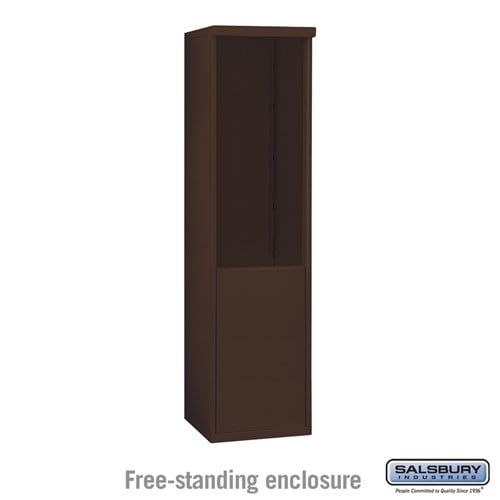 Salsbury Free-Standing Enclosure - for 3710 Single Column Unit - Bronze - Sweatfully