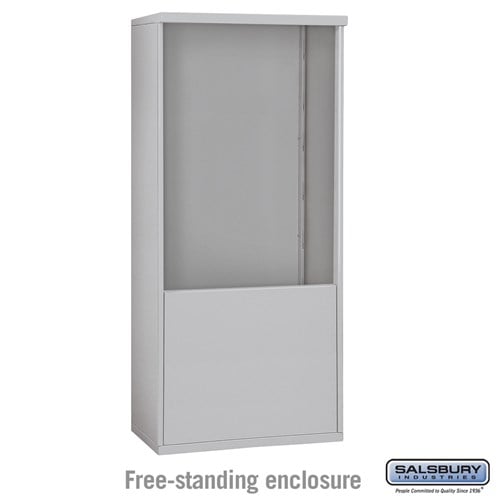 Salsbury Free-Standing Enclosure - for 3711 Double Column Unit - Aluminum - Sweatfully