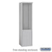 Salsbury Free-Standing Enclosure - for 3711 Single Column Unit - Aluminum - Sweatfully
