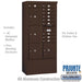 Salsbury Maximum Height Free-Standing 4C Horizontal Mailbox with 10 Doors and 4 Parcel Lockers in Bronze Private Access - Sweatfully