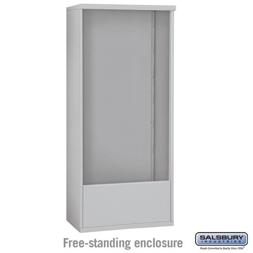 Salsbury Free-Standing Enclosure - for 3716 Double Column Unit - Aluminum - Sweatfully