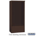 Salsbury Free-Standing Enclosure - for 3716 Double Column Unit - Bronze - Sweatfully