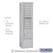 Salsbury Maximum Height Free-Standing 4C Horizontal Mailbox with 9 Doors and 1 Parcel Locker in Aluminum with USPS Access - Sweatfully
