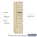 Salsbury Maximum Height Free-Standing 4C Horizontal Mailbox with 9 Doors and 1 Parcel Locker in Sandstone with USPS Access - Sweatfully