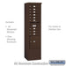 Salsbury Maximum Height Free-Standing 4C Horizontal Mailbox with 9 Doors and 1 Parcel Locker in Bronze with USPS Access - Sweatfully