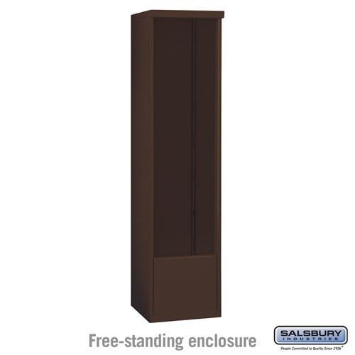 Salsbury Free-Standing Enclosure - for 3716 Single Column Unit - Bronze - Sweatfully