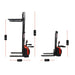 SUNMAX PS3300FE-3M Electric Pallet Stacker | 3300 lbs Capacity, 118″ Lifting Height & Advanced Safety - Sweatfully