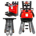 SUNMAX PS3300FE-3M Electric Pallet Stacker | 3300 lbs Capacity, 118″ Lifting Height & Advanced Safety - Sweatfully