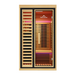 Peak Saunas Shasta 1-Person Indoor Full Spectrum Infrared Sauna with XL Medical-Grade Red Light Therapy & Smart WiFi App Control - Sweatfully